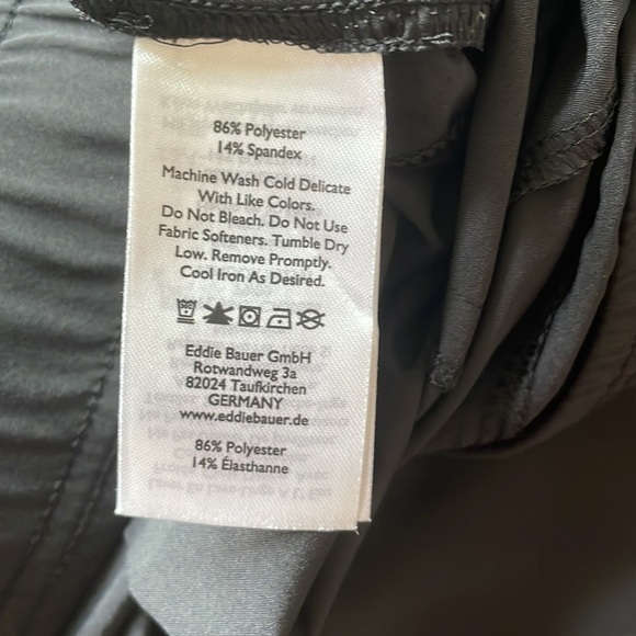 SzL Eddie Bauer Black Departure Jogger NWT - Picture 7 of 7